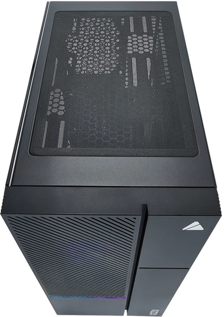 Obudowa AZZA IRIS 330 Czarna - obraz 2