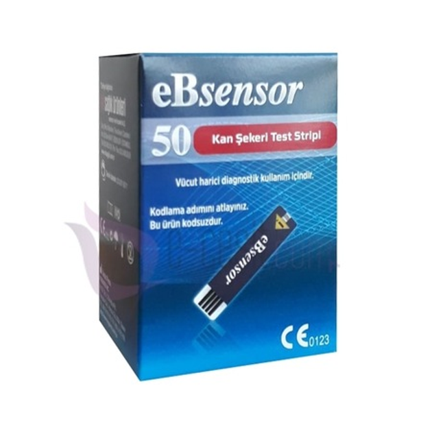 Тест-полоски эБсенсор (eBsensor), 50 шт. - изображение 1
