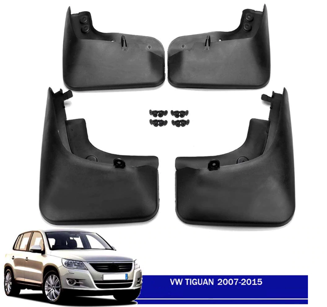 Брызговики MGC Volkswagen TIGUAN (Фольксваген Тигуан) 2007-2015 г.в. комплект 4 шт 5N0075111, 5N0075101 - Фото 5 Брызговики MGC Volkswagen TIGUAN (Фольксваген Тигуан) 2007-2015 г.в. комплект 4 шт 5N0075111, 5N0075101 - изображение 5