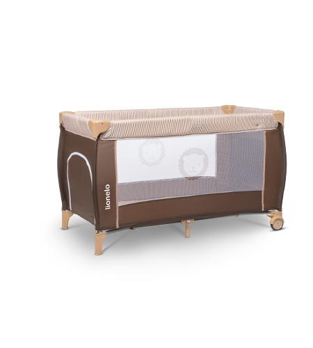 Кроватка-манеж Lionelo SVEN PLUS BEIGE STRIPES - изображение 4
