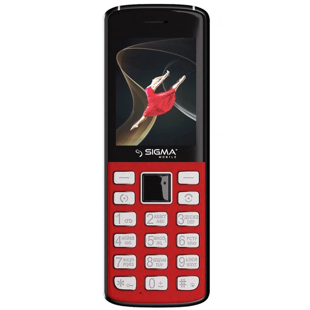 Мобільний телефон Sigma X-style 24 Onyx Red (4827798324622) - Фото 1 Мобільний телефон Sigma X-style 24 Onyx Red (4827798324622) - зображення 1