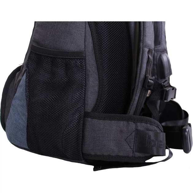 Рюкзак для ноутбука Bagland Granite 23 л. чорный/серый (0012069) - изображение 7