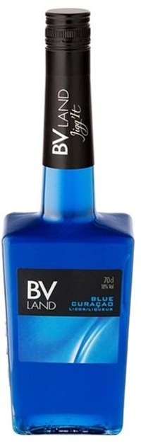 Ликер BVLand Blue Curacao Блю Кюрасо 18% 0.7 л (8414771850252) - изображение 1