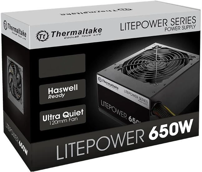Zasilacz Thermaltake Litepower 650W (PS-LTP-0650NPCNEU-2) - obraz 6
