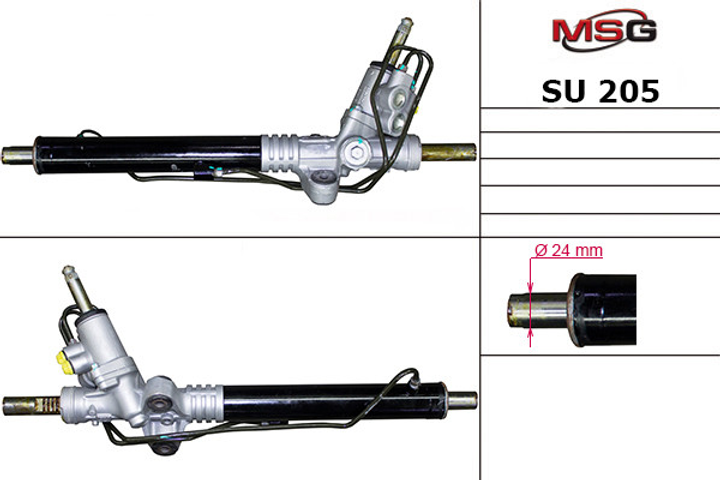 Рульова рейка з ГУР нова SUBARU Impreza G12 2007-,SUBARU Legacy B13 2003-2009, SU205 - зображення 1