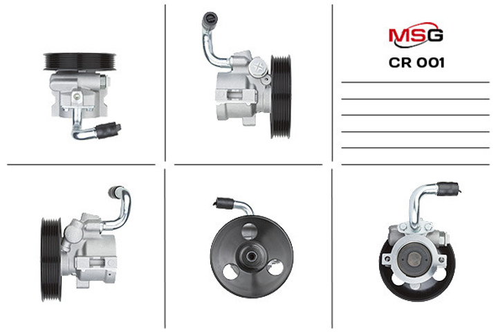 Насос ГУР новый CHEVROLET CAPTIVA 06-, MSG, cr001 - изображение 1