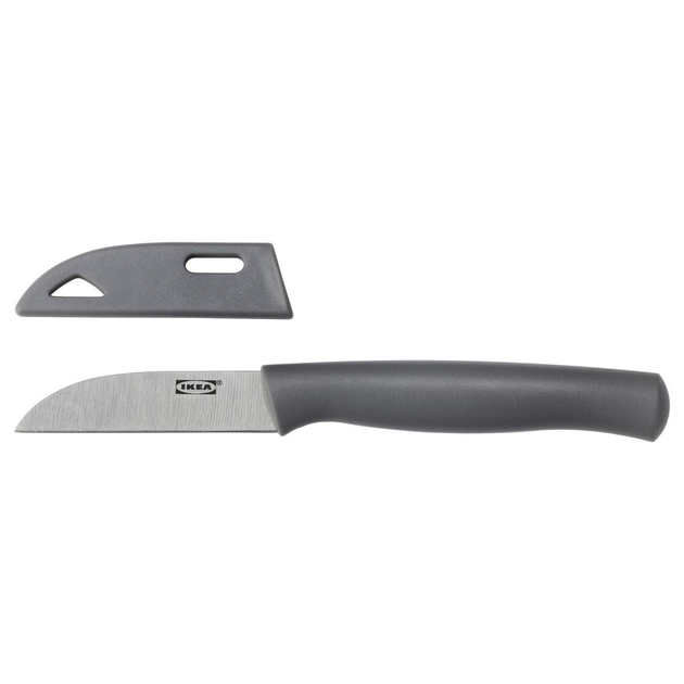 Кухонний ніж для овочів IKEA SKALAD 7 см Сірий (802.567.04) - зображення 1