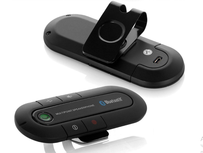 Автомобильный беспроводной динамик-громкоговоритель Bluetooth Hands Free kit HB 505-BT (спикерфон) - изображение 6