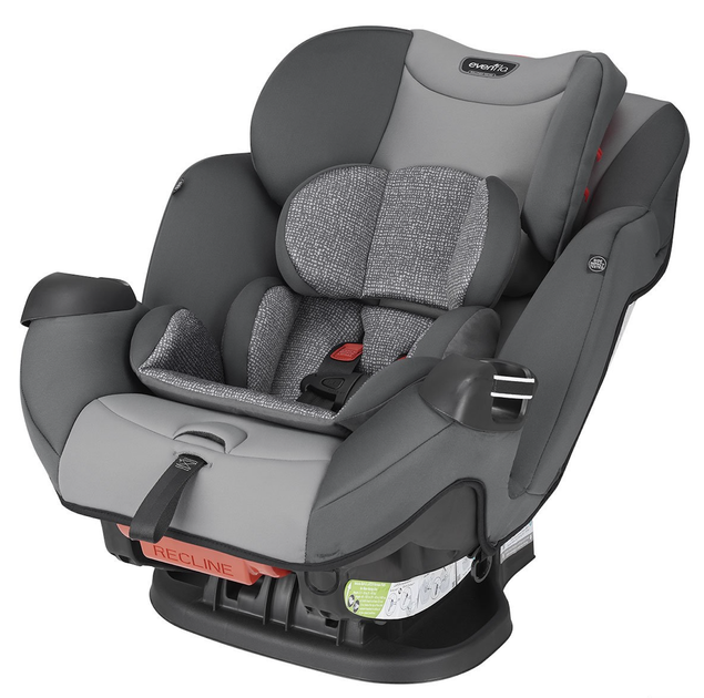 Автокресло Evenflo®Symphony Sport цвет - Gray Ash (группа от 2,2 до 49,8 кг) без изофикс 032884199662 - изображение 2