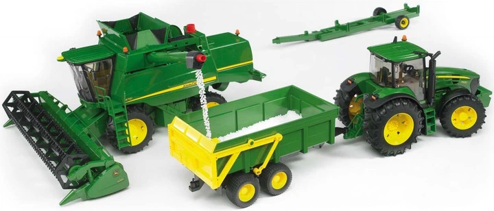 Kombajn zbożowy Bruder John Deere Combine Harvester T670i (02132) - obraz 6