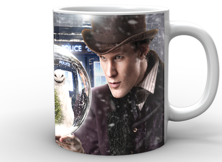 Кружка GeekLand белая Доктор Кто Doctor Who Doctor Who Merry Christmas DW.02.007.184 - изображение 2