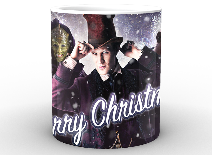 Кружка GeekLand белая Доктор Кто Doctor Who Доктор Кто Merry Christmas DW.02.013.190 - изображение 3