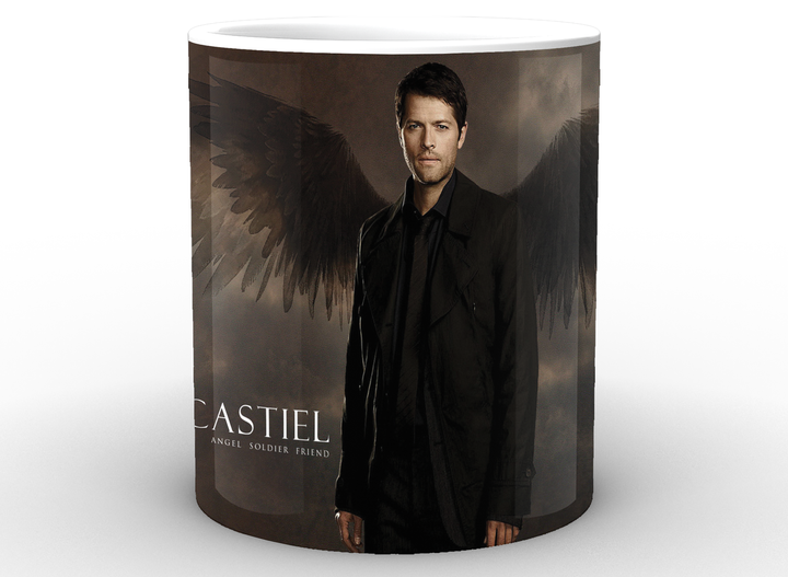 Кружка GeekLand белая Сверхъестественное Supernatural Castiel SN.02.005 - изображение 2