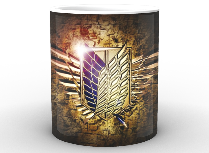 Кружка Geek Land белая Атака Титанов Attack on Titan герб AT.02.006 - изображение 2