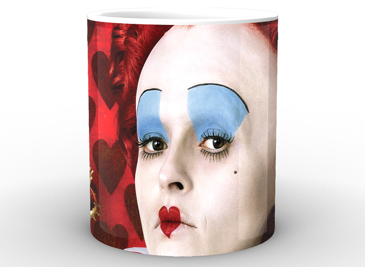 Чашка с принтом белая Алиса в стране чудес Alice in Wonderland черная королева AW.02.008 Кружка керамическая 0,33 - изображение 2