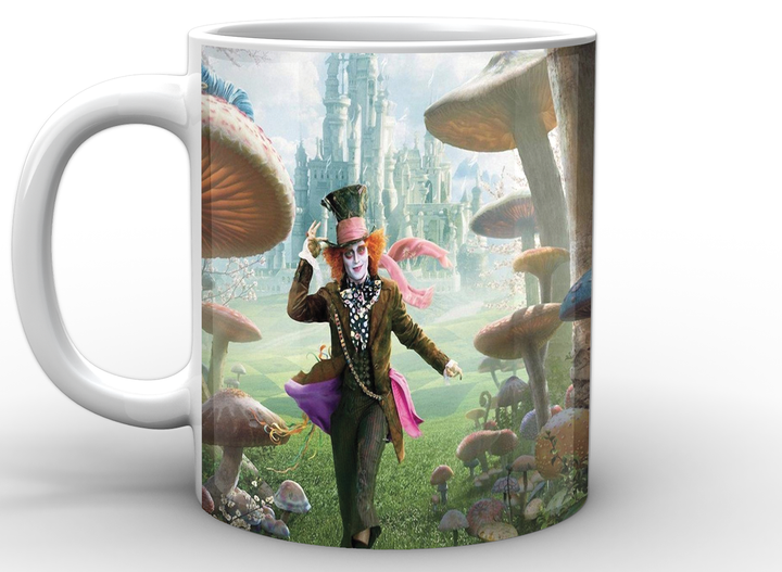 Кружка GeekLand белая Алиса в стране чудес Alice in Wonderland лес чудес AW.02.003 - изображение 3