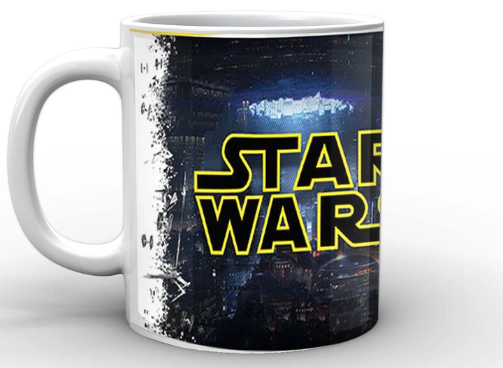 Чашка з принтом біла Star Wars SW.002.68 Кружка керамічна 0,33 - зображення 3