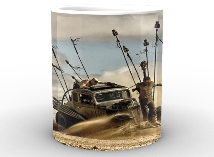 Чашка с принтом белая Безумный макс Mad Max машина Накса MM.02.014 Кружка керамическая 0,33 - изображение 2