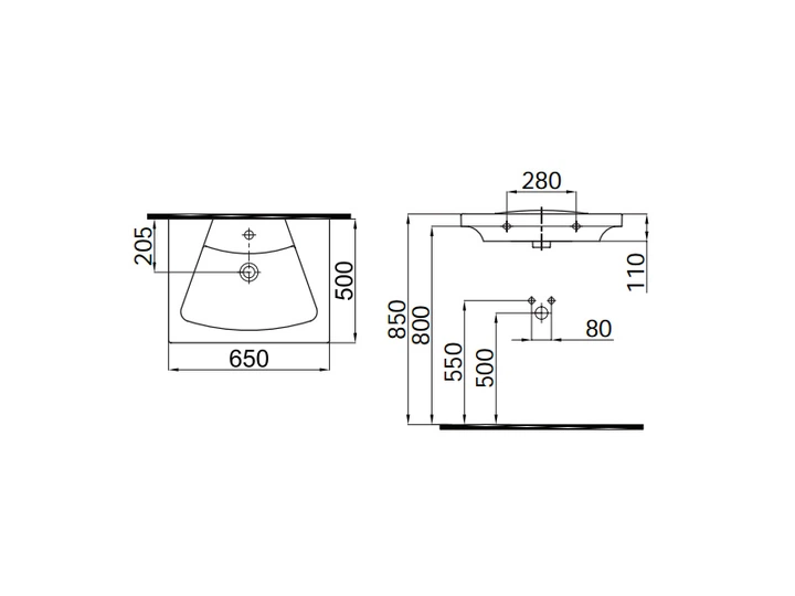Раковина IDEVIT Vega 2801-0505 - зображення 4