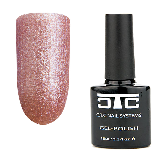 Гель-лак C.T.C Nail Systems Шиммер (Shimmer) 50-35 Абрикосовый Крем с ...