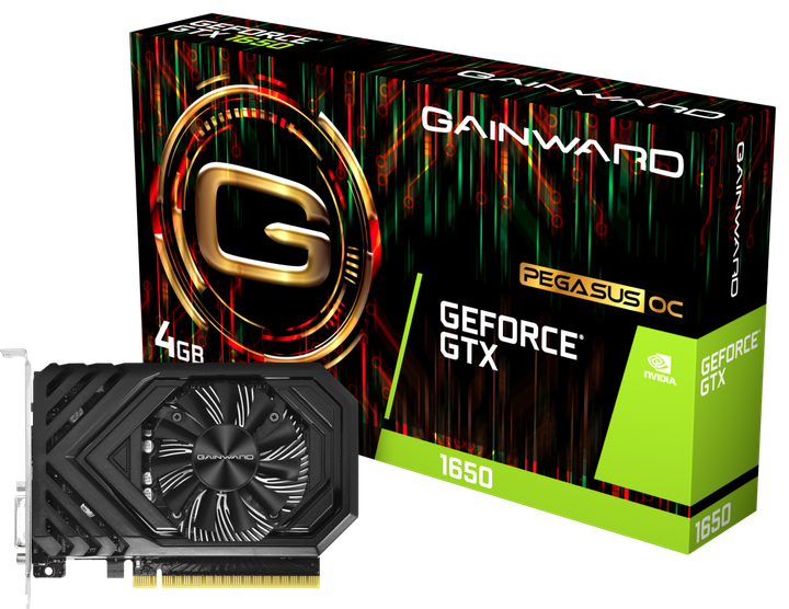 Видеокарта Gainward PCI-Ex GeForce GTX 1650 Pegasus OC 4GB GDDR5 (128bit) (1725/8000) (HDMI, DVI-D) (426018336-4450) - изображение 4