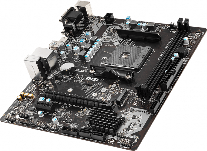 Материнская плата MSI A320M-A Pro-M2 (sAM4, AMD A320, PCI-Ex16) - изображение 3