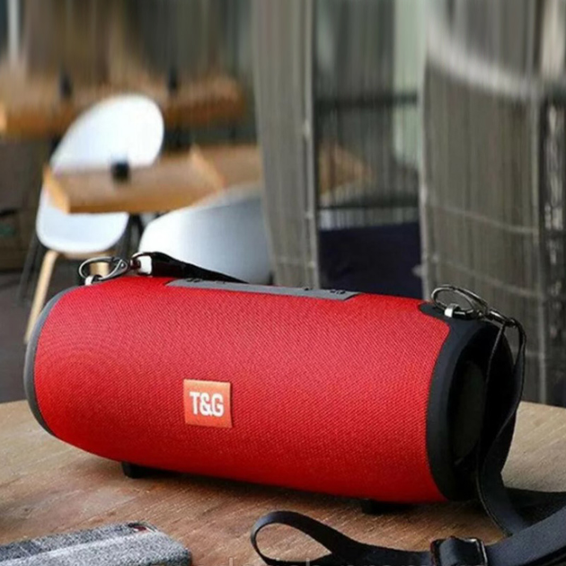 Портативна колонка Bluetooth T&G TG-125 червона – фото, отзывы ...