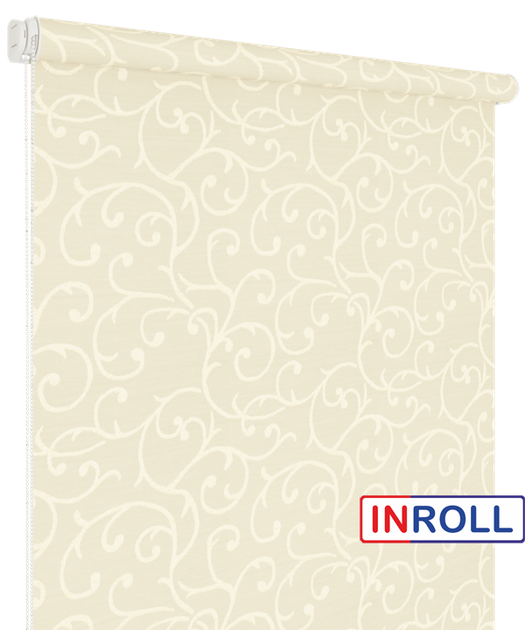 Ролета тканинна INROLL Есо-Mini 42,5х165 см Akant Молочний 2236 - зображення 3