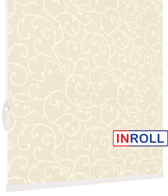 Ролета тканинна INROLL Есо-Mini 42,5х165 см Akant Молочний 2236 - зображення 4