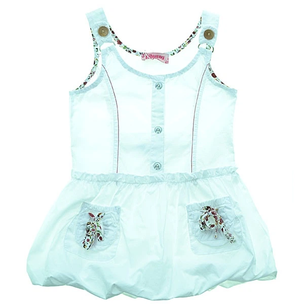 Сарафан для девочки Hawk Kids K-303 92 см Белый - Фото 1 Сарафан для девочки Hawk Kids K-303 92 см Белый - изображение 1