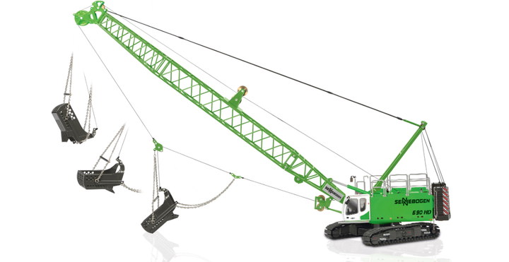 Екскаватор Sennebogen 690 HD 00195.44 масштабна модель 1 50