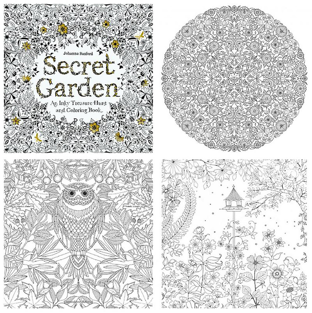 Твой тайный сад Рисунки для медитаций