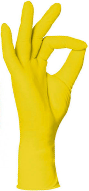 Перчатки нитриловые STYLE LEMON Ampri 100 шт желтые XS - изображение 1