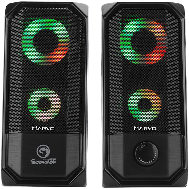 Акустична система Marvo SG-265 Multi-LED USB - зображення 2