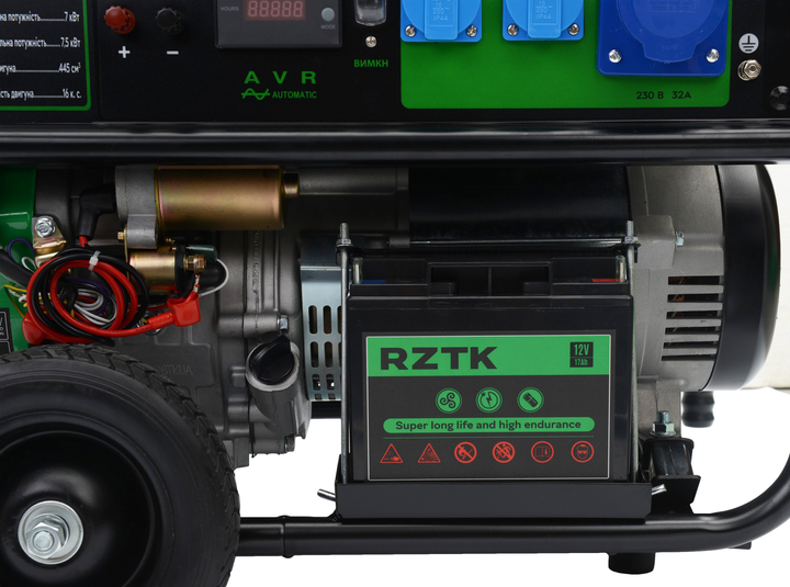 Генератор бензиновый RZTK G 8500E - изображение 9