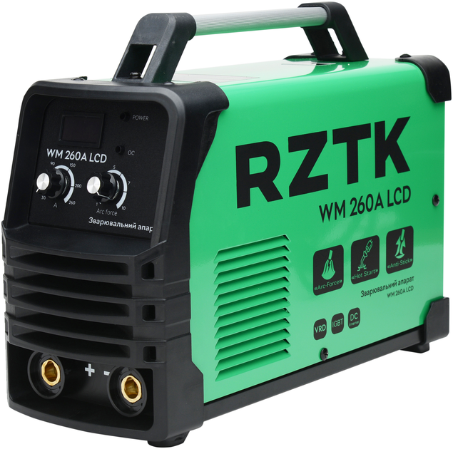 Сварочный инвертор RZTK WM 260A LCD Pro Series - изображение 1