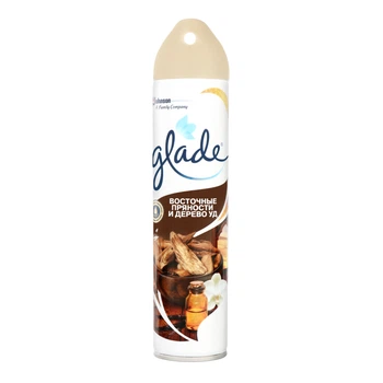 Аэрозольный освежитель воздуха Glade Восточные пряности и дерево Уд, 300 мл (5000204080209)