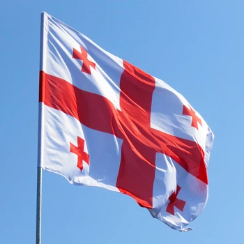 Флаг Грузии большого размера 150х90 см, FlagMaster