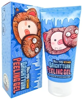 Деликатный пилинг - скатка для гладкости и сияния кожи Elizavecca Hell Pore Vitamin Peeling Gel 150 мл (8809339909327)