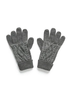 Рукавички Mango One Size сірі ref.33087504
