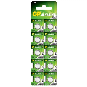 Батарейка алкалінова GP AG10/LR1130, на блістері 10шт