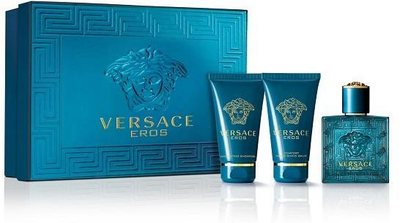 Versace Eros - Set (edt mini 5ml + sh/gel 25ml + ash/balm 25ml