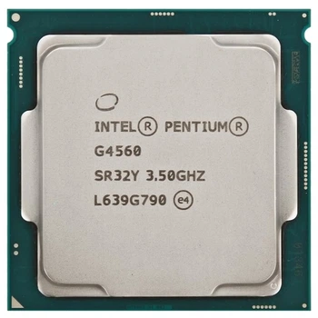 Процессор s1151 Intel Pentium G4560, 3,5-3,5 МГц, 2-4 core, Intel HD Graphics 610, 54W Б/У