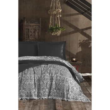 Покрывало Eponj Home Naturel - Porto antrasit антрацит 240*260