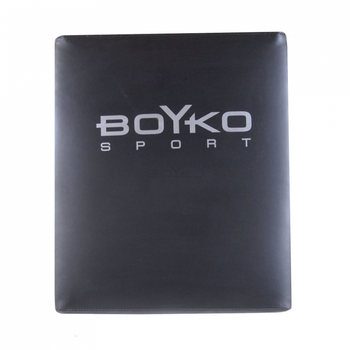 Боксерская подушка настенная прямая Boyko-Sport кожа 600х500х180 мм, код: bs0711011003-BK