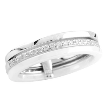 Серебряное кольцо с керамикой, вес изделия 4,87 гр (1577196)
