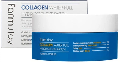 Гідрогелеві патчі для очей FarmStay Collagen Water Full Hydrogel Eye Patch з колагеном 60 шт. 90 г (8809460461053)