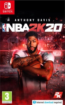 Игра NBA 2K20 для Nintendo Switch (картридж, English version)