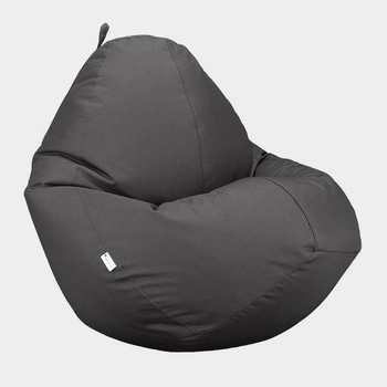 Кресло мешок Овал Beans Bag Оксфорд Стронг 100*140 см Цвет Серый 