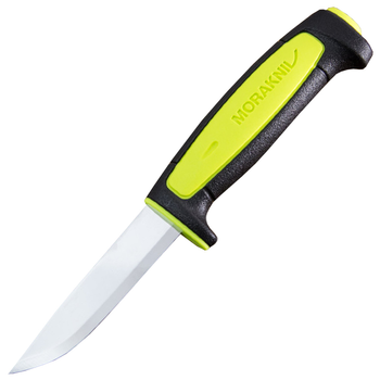 Нож фиксированный Mora Basic 511 LE 2017 (длина: 206мм, лезвие: 89мм), желтый